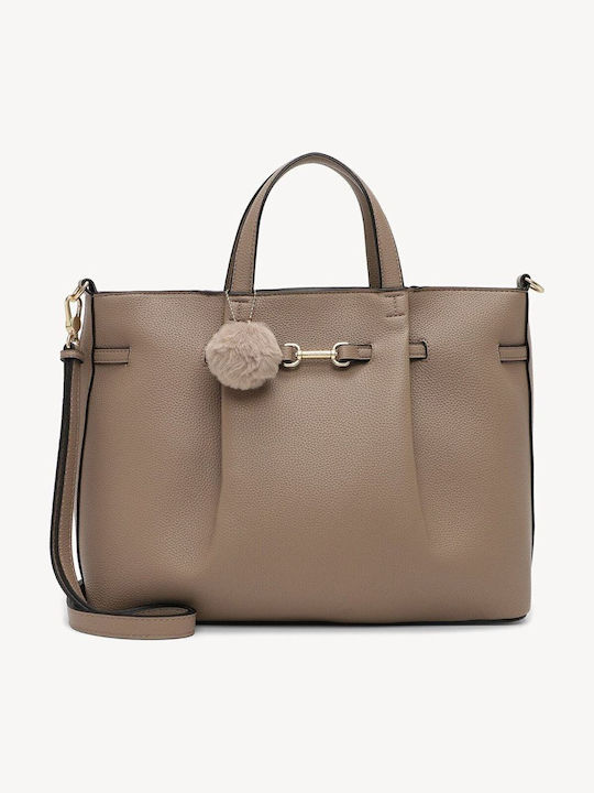 Tamaris Damen Schulter-/Handtasche Taupe