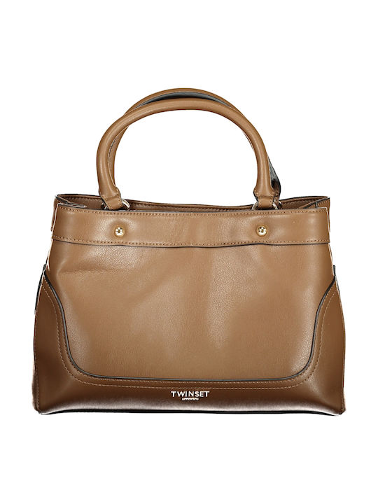 Twinset Damen-Tote-Tasche Braun