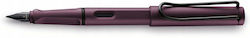 Lamy Safari Πένα Γραφής Medium Μωβ με Μπλε Μελάνι