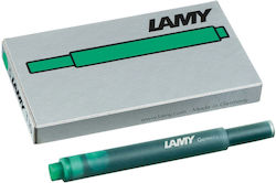 Lamy Lamy T10 5 Ανταλλακτικά Μελάνια για Πένα Fine Πράσινα