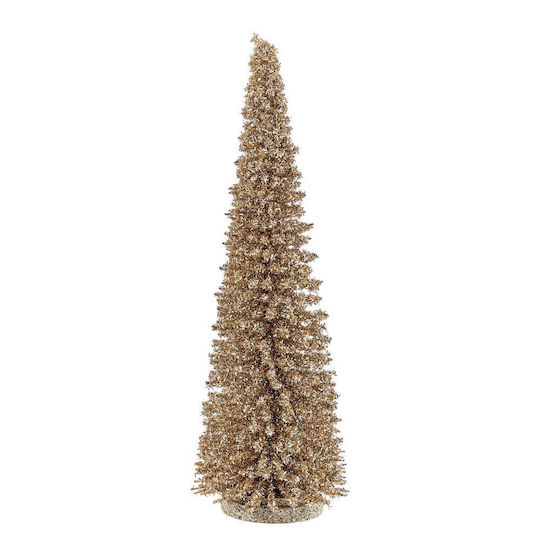 Weihnachtlicher Dekorativer Holzbaum Gold X-mas
