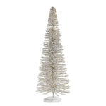 Weihnachtlicher Deko-Tannenbaum aus Holz Silber...