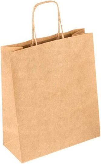 Domani Brown Paper Gift Bag 12x41x32cm 250 Pieces