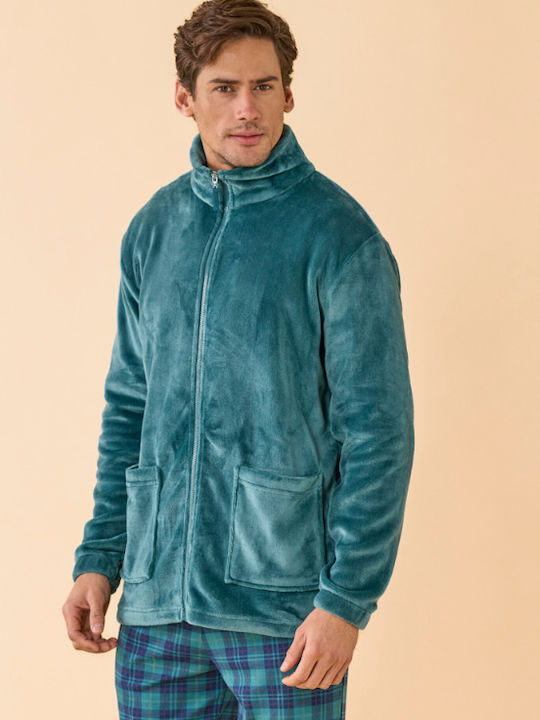 Noidinotte Winter Men’s Pyjama Petrol Blue