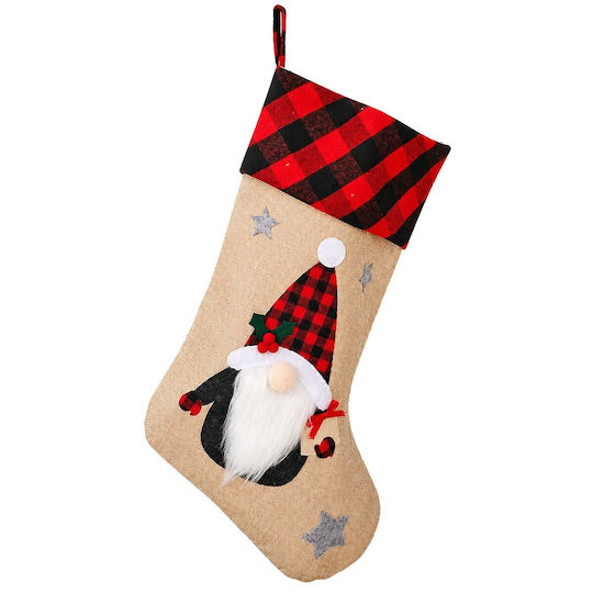 Beige Christmas Stocking