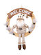 XMASfest Christmas Decorative Wreath with a Diameter of 41 cm