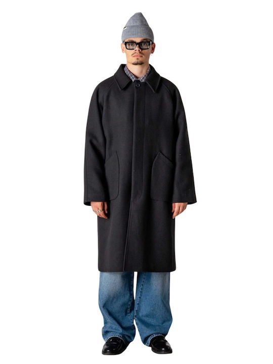 Woodbird Ανδρικό Παλτό Black