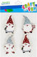 Craft with Fun Коледна Щипка 11x16.5x1cm 4бр