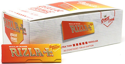 Rizla Χαρτάκια Στριφτού Τσιγάρου 60 φύλλα 50τμχ