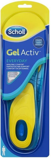 Scholl Gel Activ Everyday Anatomic Shoe Insoles for Men 2 Pieces