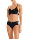 Active Essentials Дамски Спортен Сутиен Black с Леко Подплатяване