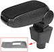 Dacia Sandero I 08-12 Armrest Set Black Fabric + Installation Kit