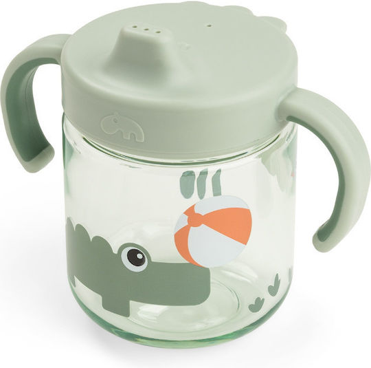 Done by Deer Pahar pentru Copii din Plastic Verde 260 ml