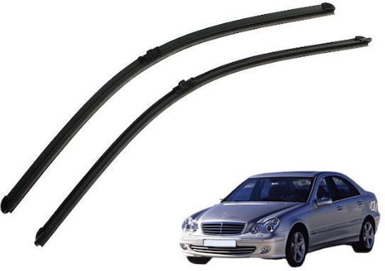 Предни чистачки, съвместими с Mercedes-Benz C-Class W203 – комплект 2 броя