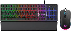 Rampage Fortuna cu Membrană Gaming KeyPad - Set cu Mouse (Engleză Internațională)