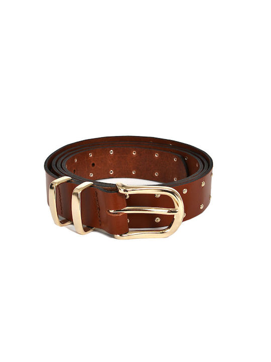 Дамски кожен колан CHESTNUT 8635.9005.Ν-кестеняв