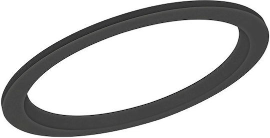Replacement Ring for Optional Downlight Dl Cmft Exch Ring D200 Aluminum Black 4099854515347 Ledvance 4099854515347