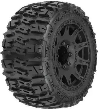 Complete Wheel 1/8 Pro-line Trencher Lp 3.8 Raid 17mm Pro1017510