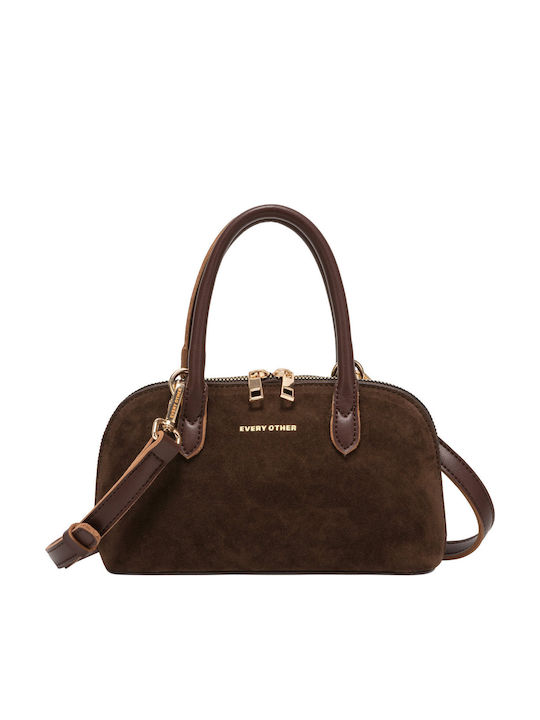 Every Other Women's Suede Shoulder Bag Brown