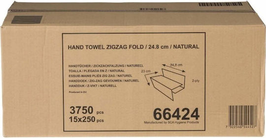 Tork Z-Fold Hand Towels 2-Ply Gray 250 pcs