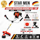 Star Men Two-Stroke Gasoline Shoulder / Hand Brush Cutter 3hp 4kg