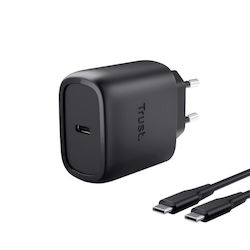 Trust Φορτιστής GaN με Θύρα USB-C και Καλώδιο U...
