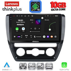 Lenovo Auto-Audiosystem für BMW X2 / X6 Volkswagen Jetta 2010–2016 (Bluetooth/USB/WiFi/GPS/Apple CarPlay/Android Auto) mit 10-Zoll-Touchscreen