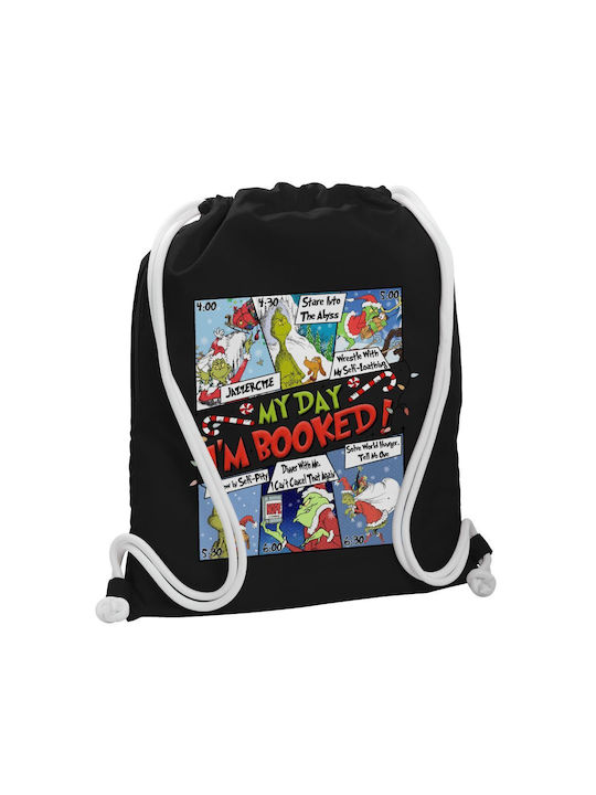 Koupakoupa My Day Grinch Black Gym Backpack