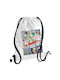 Koupakoupa My Day Grinch White Backpack for the Gym