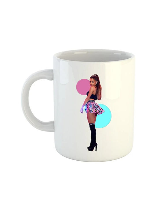 Ariana Cană Ceramică Albă 330ml (Personalizată)