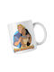 Love John Ceramic Brown Mug 330ml (Personalized)