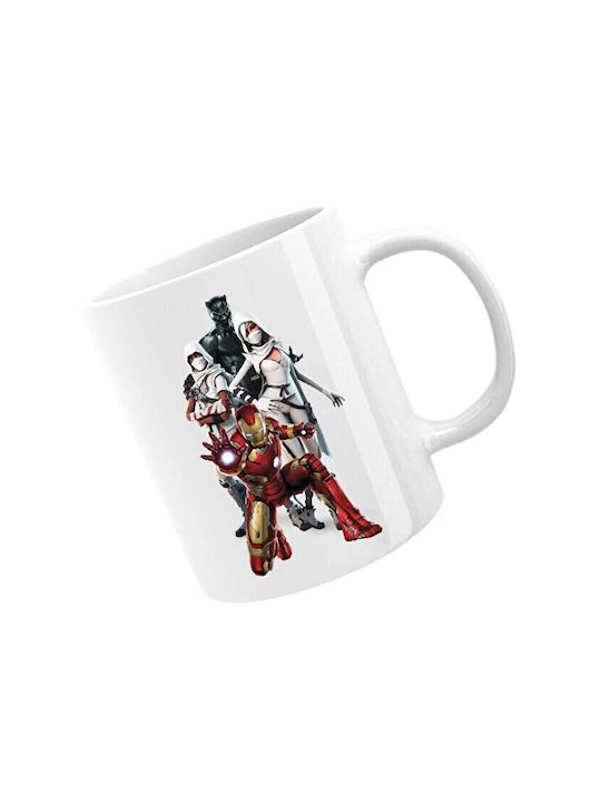 Ironman Κούπα Κεραμική Λευκή 330ml (Προσωποποιη...