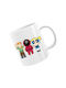 Family Powerpuff Girls Bubble Κούπα Κεραμική Λευκή 330ml (Προσωποποιημένο)
