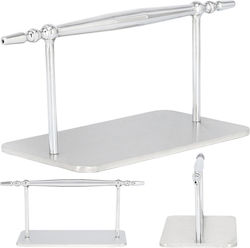 Calissimo Rollhocker mit silbernem Fußhocker Calissimo Rollhocker mit silbernem Fußhocker