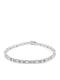 Jools Women's Silver Riviera Bracelet 18cm