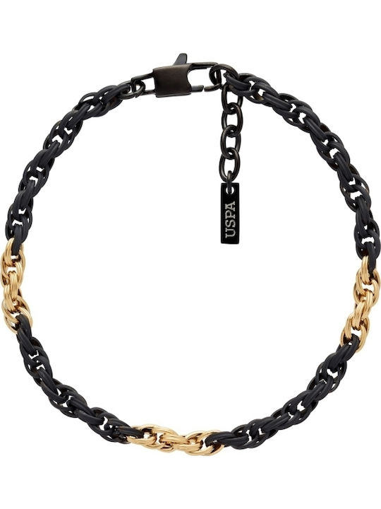 U.S. Polo Assn. Ανδρικό Βραχιόλι από Ατσάλι 24cm