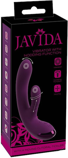 Javida Mini Δονητής Rabbit με Απομακρυσμένο Έλεγχο 10.5cm Λιλά