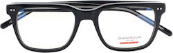 Gustav Müller Gm8309 C1 Herrenbrille mit schwarzem Acetat-Rahmen