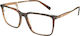 Gm8300 C1 Damen-Korrektionsbrille in Braunem Schildpatt aus Acetat mit Rose-Gold-Metallbügeln