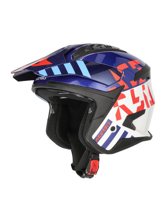 Acerbis Aria Evo Graphic White/Blue/Red Κράνος ...