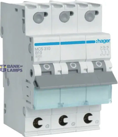 Mcb 3p 6ka C-10a Quick Connect 3m