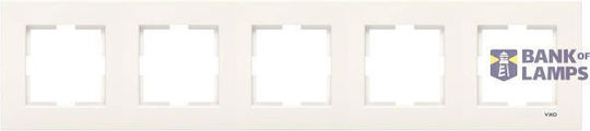 Karre Accessory Beige Five Gang Frame