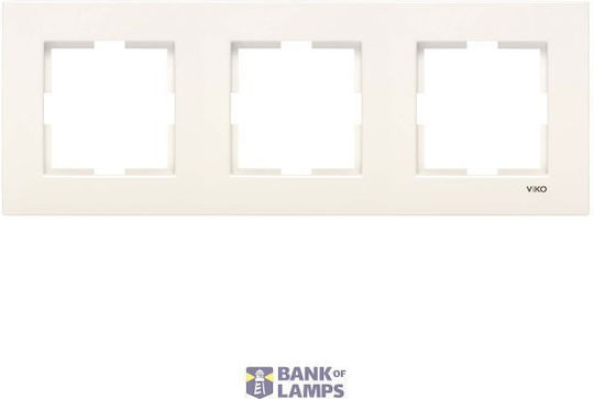 Karre Accessory Beige Three Gang Frame