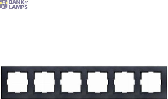 Novella Accessory Black Six Gang Frame