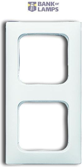 2512-214k-102 Cover Frame 2gang S Alpine White Reflex Si Linear