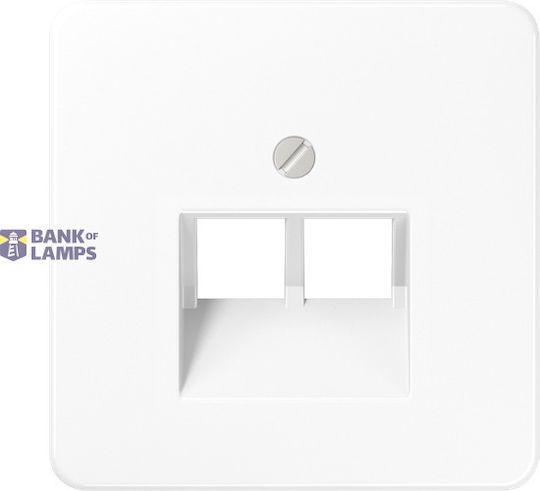Center Pl.f.2-gang Modular Jack Cd569-2uaww