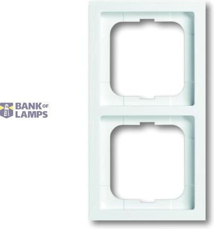 1722-184k-500 Cover Frame 2gang S Studio White Future Linear