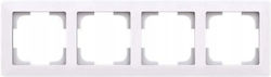 Abb Switch Frame 4 Positions Horizontal Placement in White Colour