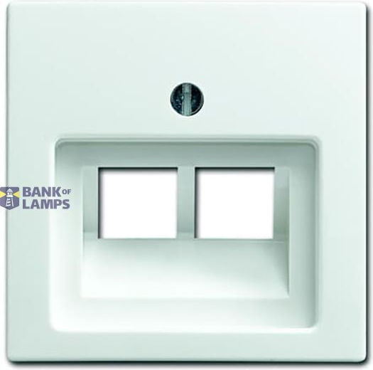 1803-02-914 Coverplates Partly Incl Insert Busch-balance Si Alpine White
