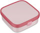Mepal Plastic Kids' Food Container 1.3 Litre Pink 18.2 x 18.4 x 6.1 cm